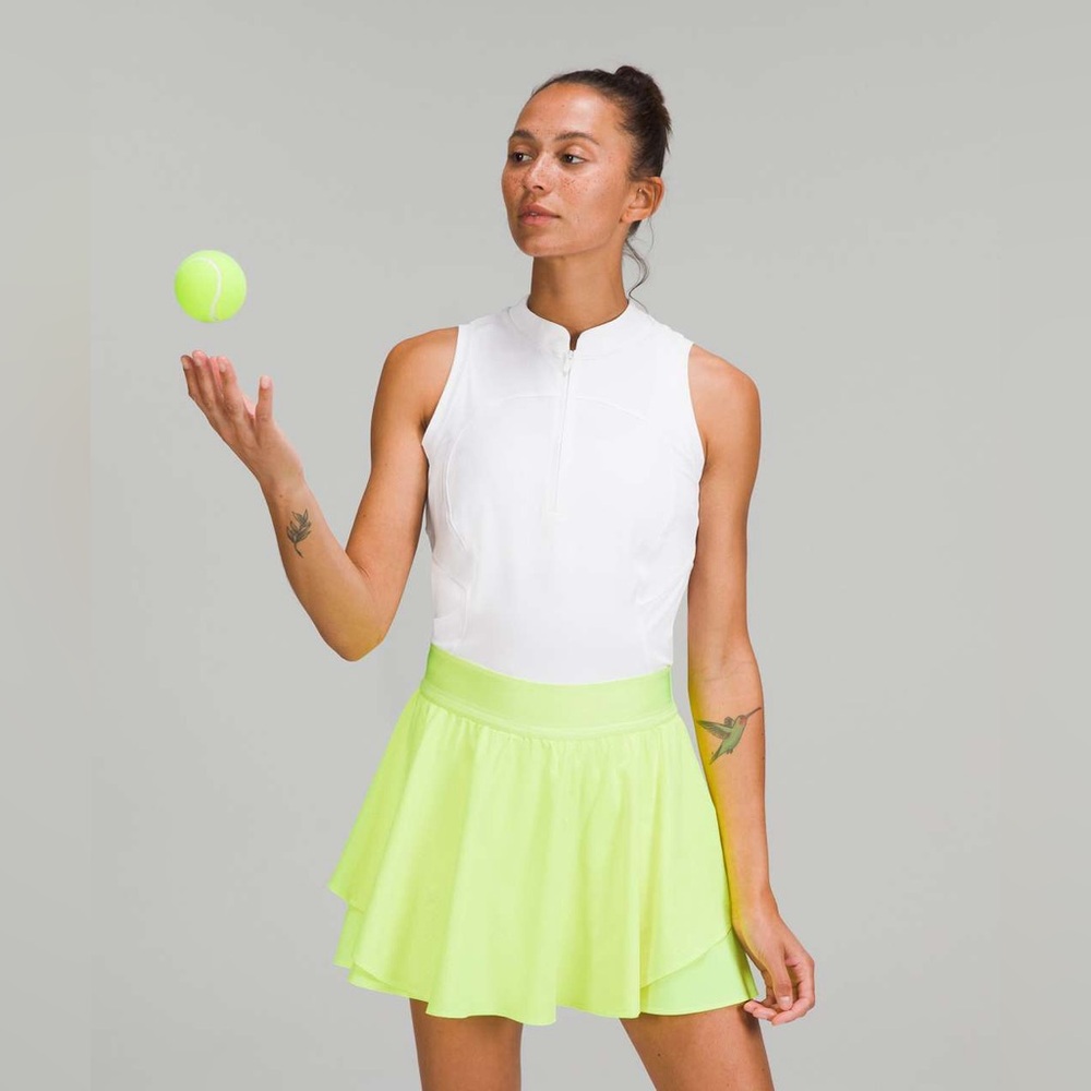 Lululemon Court Rival Perforated High-Rise Skirt *Long
Highlight Yellow